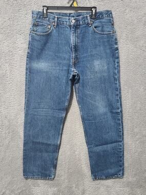 Levis 550 Relaxed Fit Jeans Men's Size 36x32 Blue Denim